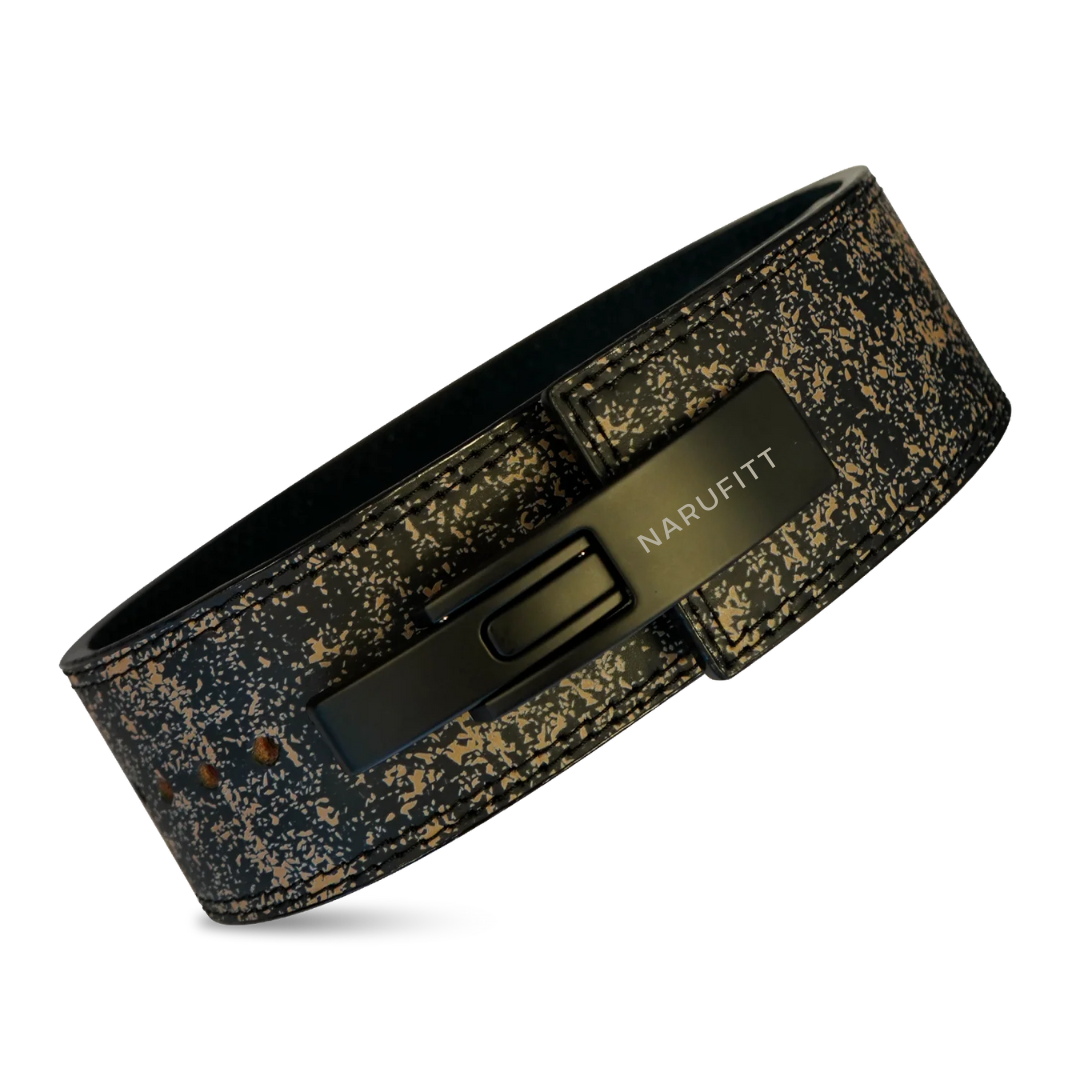Clover Embroidered Lever Belt